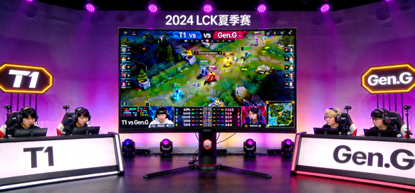 英雄联盟LCK职业联赛T1对阵Gen.G比赛直播画面